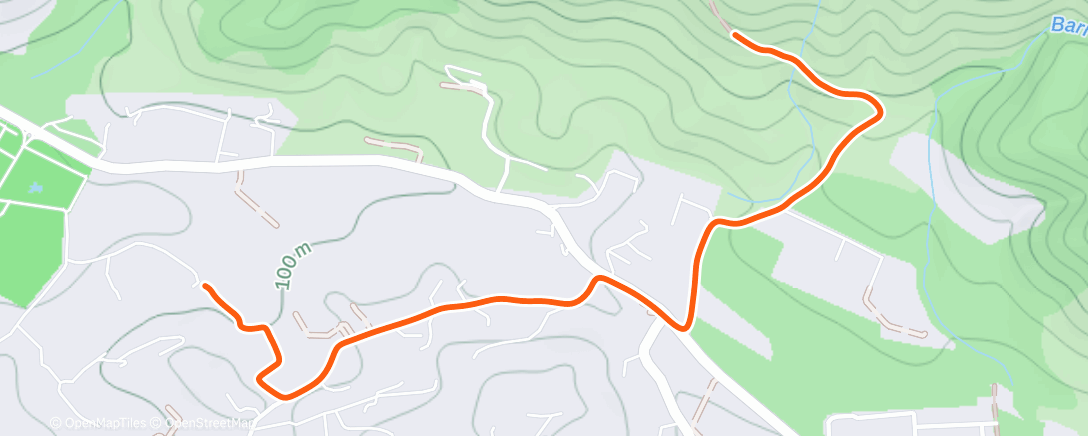 Map of the activity, Morning Hike…Last Part