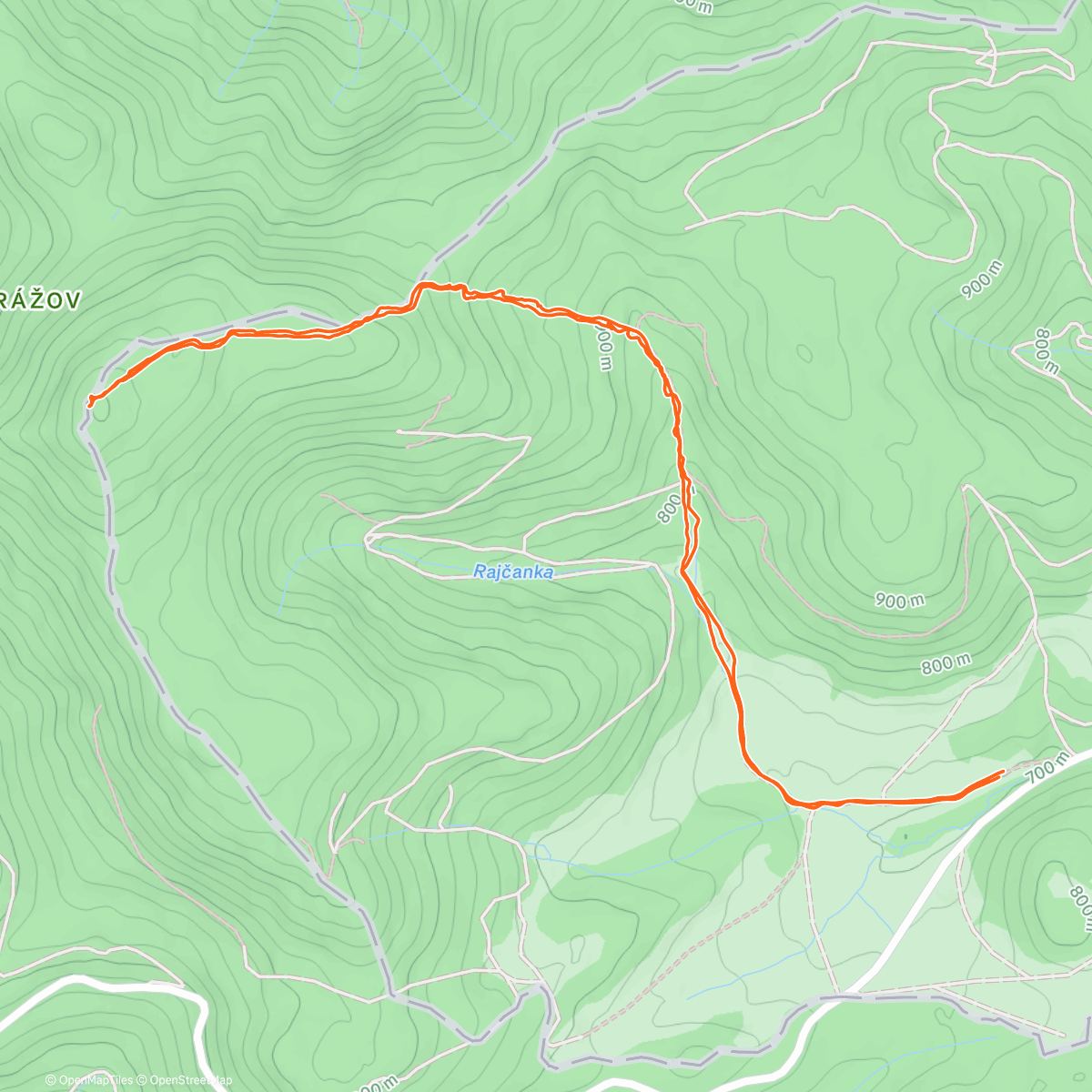 Карта физической активности (Strážov 🏔️)