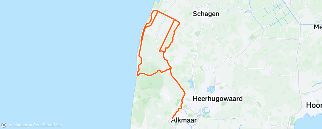 Map of the activity, Morning Ride