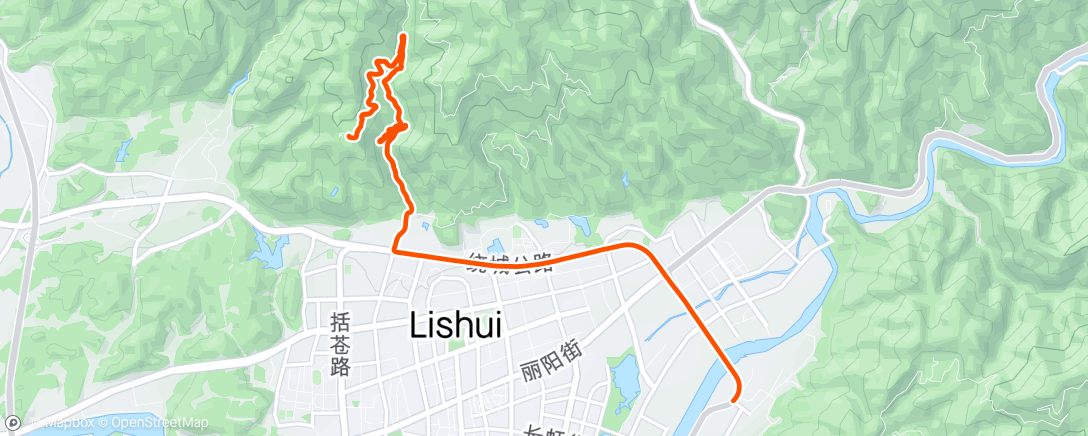 Map of the activity, 午后骑行
