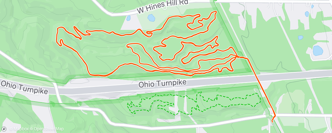 Map of the activity, Home Sweet East Rim