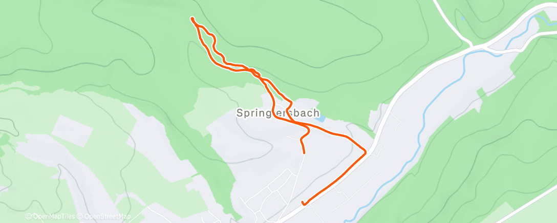 Map of the activity, Hunderunde