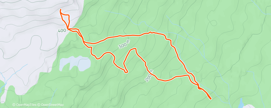 Map of the activity, Afternoon Backcountry Ski