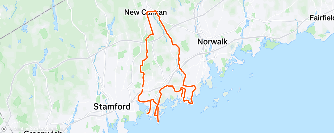 Map of the activity, Morning Ride