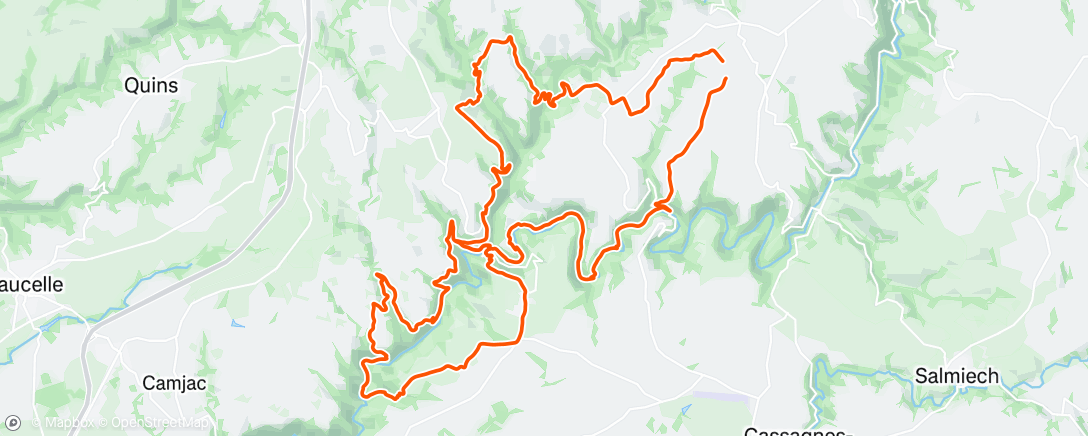 Carte de l'activité