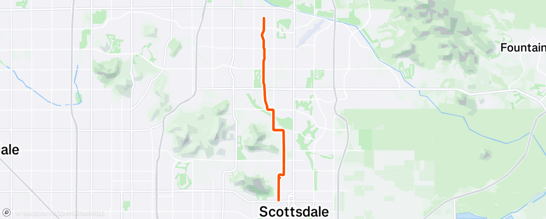 Map of the activity, Afternoon Ride