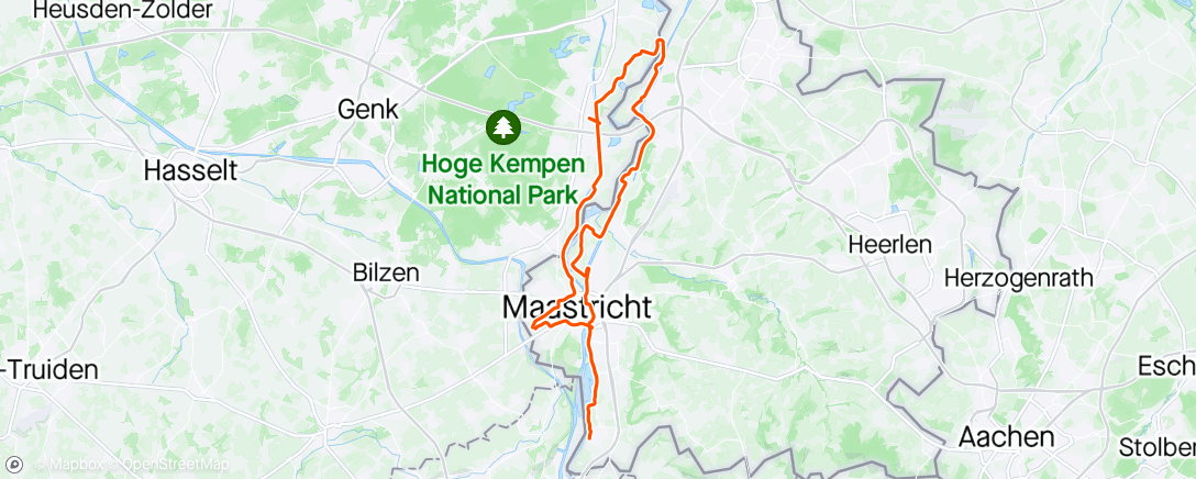 Map of the activity, Zo lekker met fietsclub gefietst