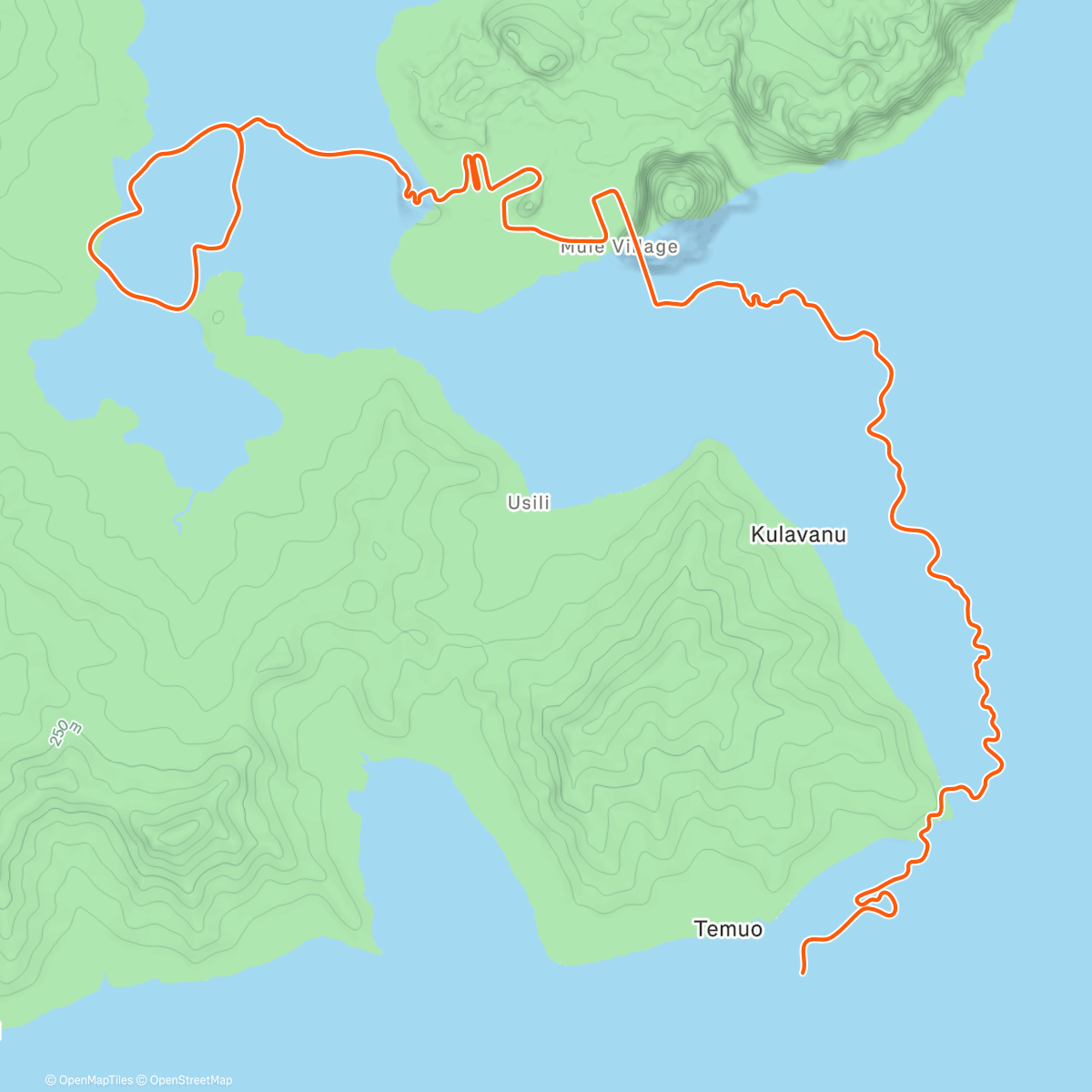 Map of the activity, Zwift - Coast to Coast in Watopia
