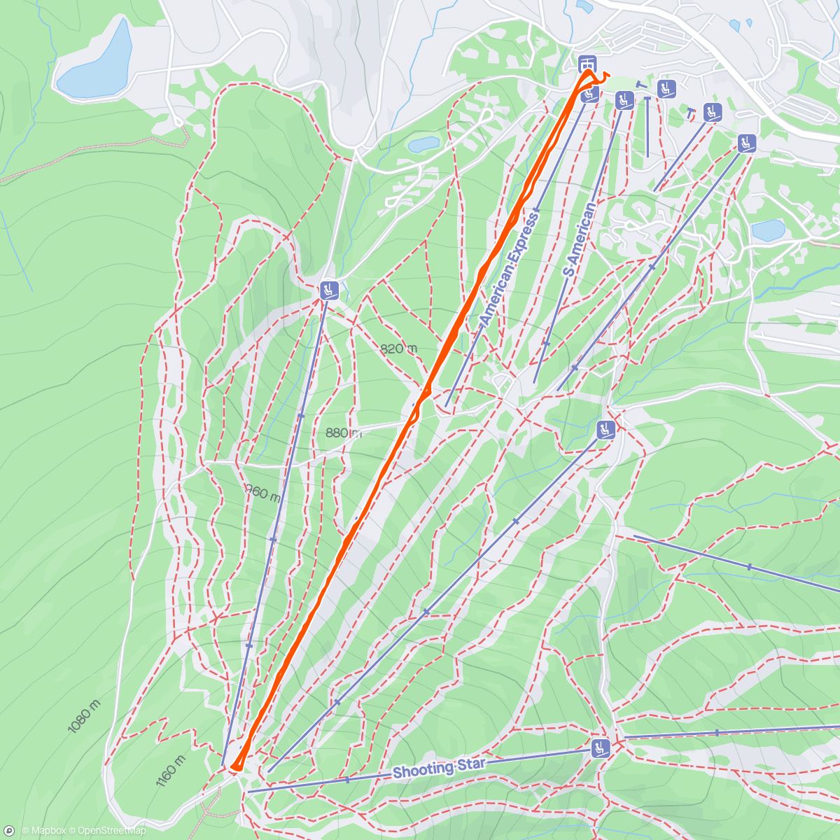 Map of the activity, 29029 Event : Night Time