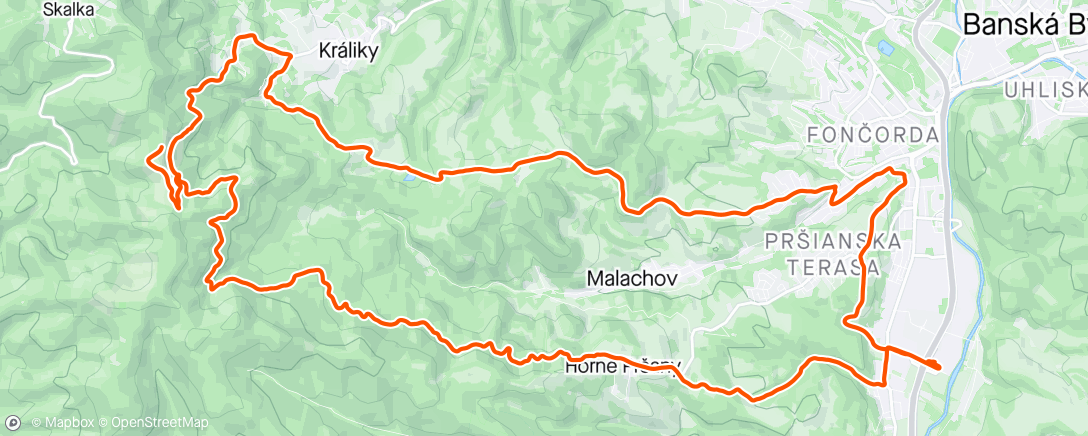 Map of the activity, Po živánke v alobale ešte dezert hrebeň..