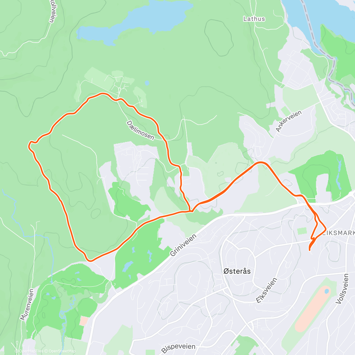 Карта физической активности (Hildestien)