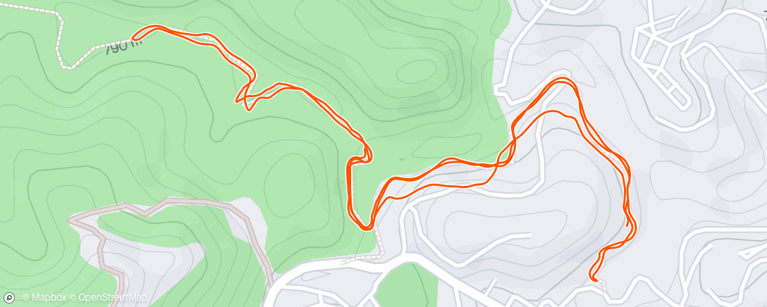 Mapa da atividade, Para completar os 12km