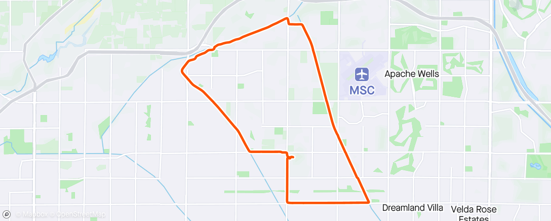 Map of the activity, Quick gravel ride - windy