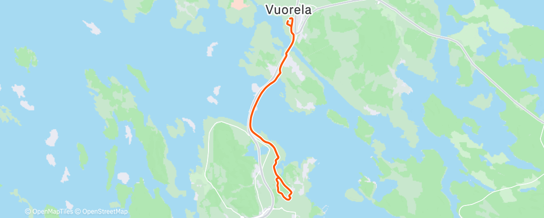 Map of the activity, Morning Ride