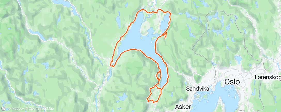 Map of the activity, Sundvolden GP 2024