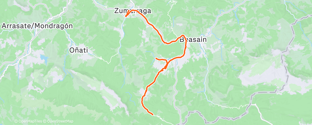 Карта физической активности (Bicicleta por la mañana)