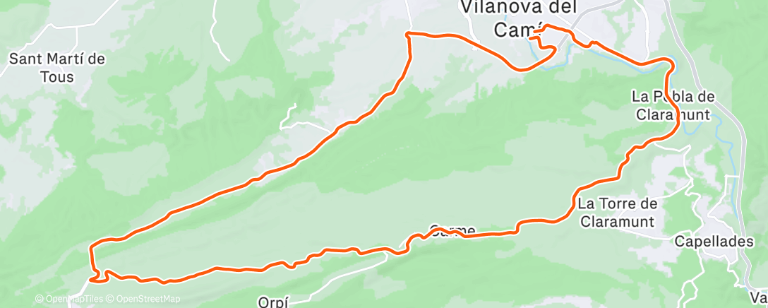 Map of the activity, Indoor