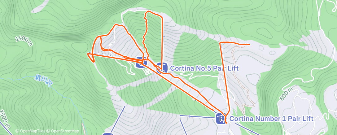 Mapa de la actividad (Morning Alpine Ski)