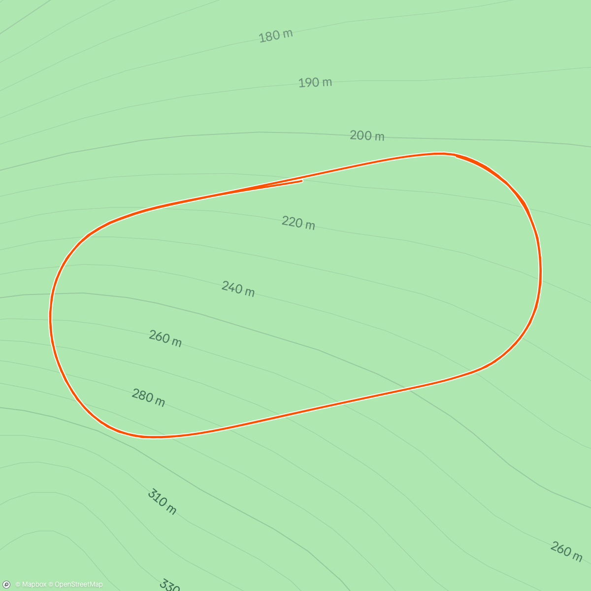 Map of the activity, Zwift - May Field in Watopia