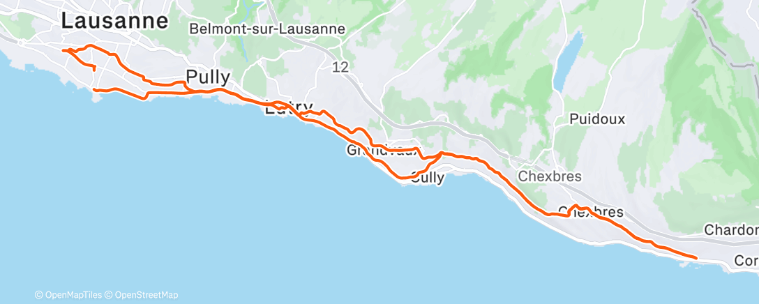 Map of the activity, Une corniche avant d'aller chercher le pain