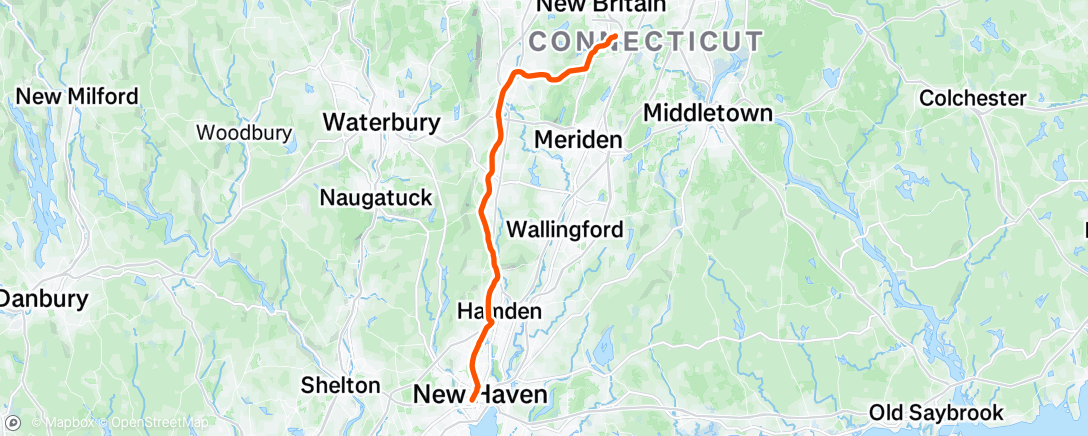 Map of the activity, Morning Ride