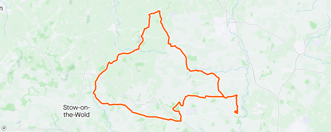 Map of the activity, Tysoe & Evenlode 😎☀️🌬️🌬️🚴🏼