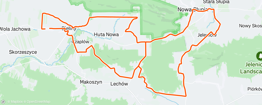 Map of the activity, Afternoon Ride