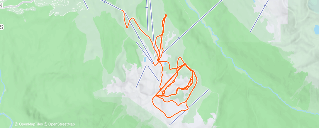 Map of the activity, Morning Activity