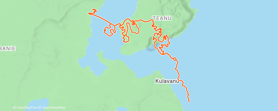 Map of the activity, Zwift - Danger Noodle in Watopia
