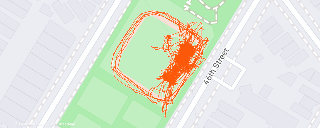 Map of the activity, Lunch Tennis