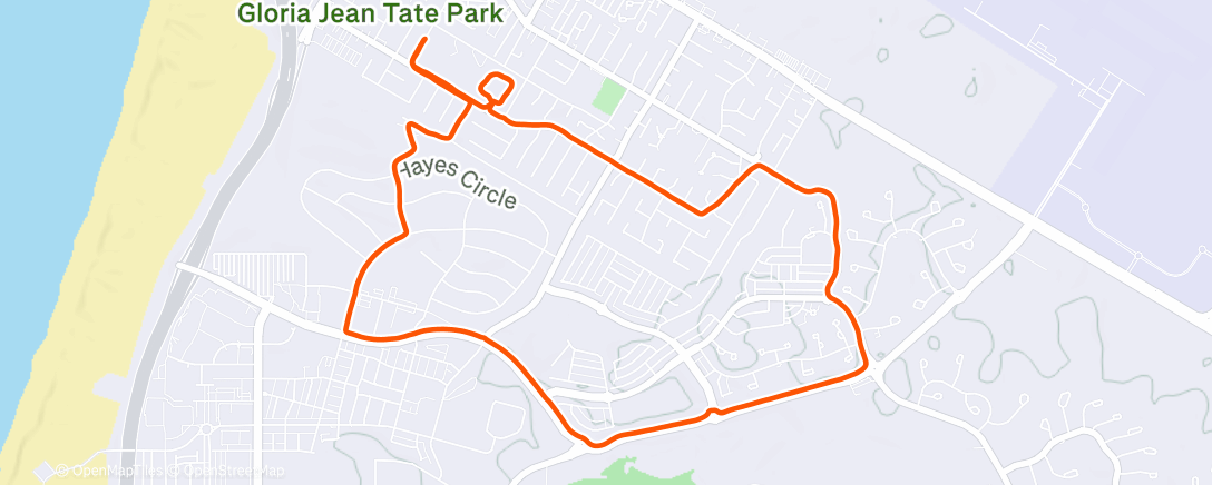 Карта физической активности (Morning Run)