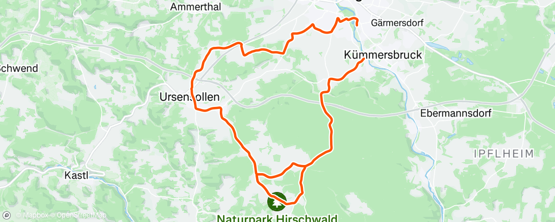 Map of the activity, RSG Training  Recon VM