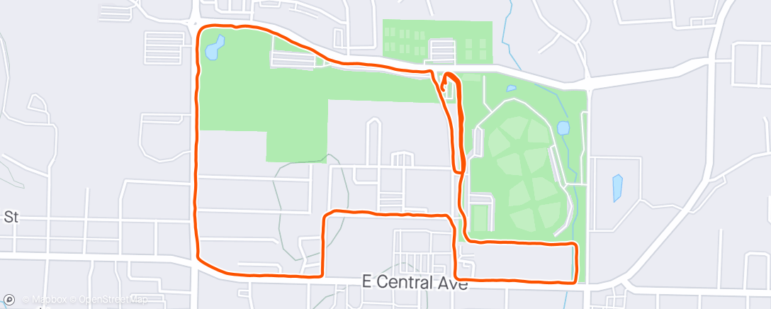 活动地图，Evening Run