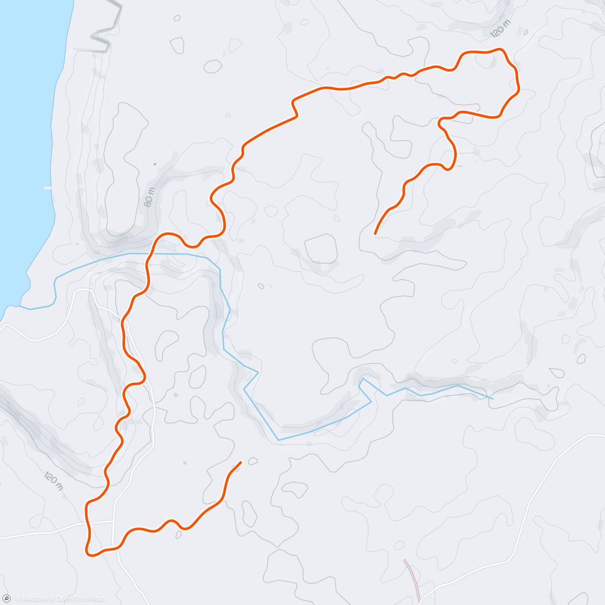 Map of the activity, Zwift - Group Ride: 6Points Challenges Group Sunday Training Ride  (C) on Flatland Loop in Makuri Islands