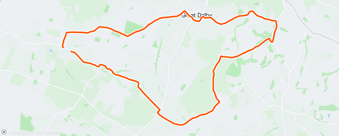 Map of the activity, First ride in year