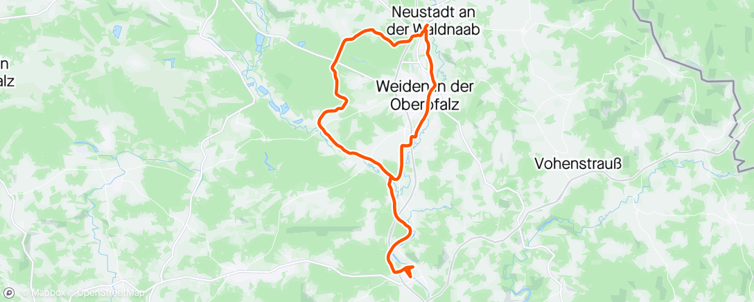 Map of the activity, Wernberg-Köblitz - Mountain Bike - Cyclemeter