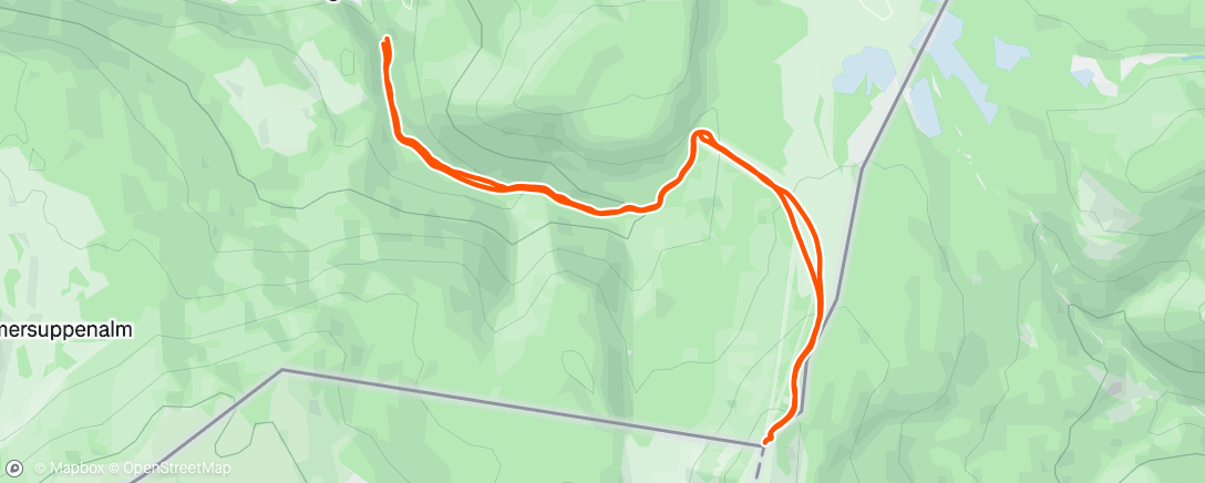 Map of the activity, Skitour am Morgen