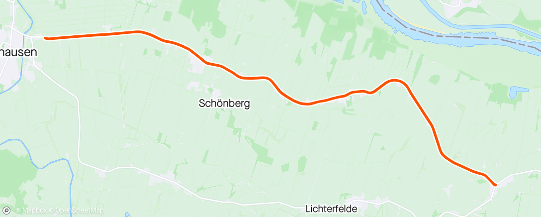 Map of the activity, 1. AZS - Altmark Zeitfahren Seehausen / Ak 6.