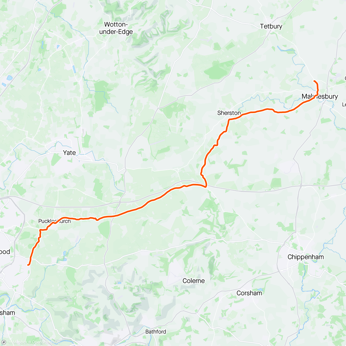 Map of the activity, Summer commute with beer finish 👌