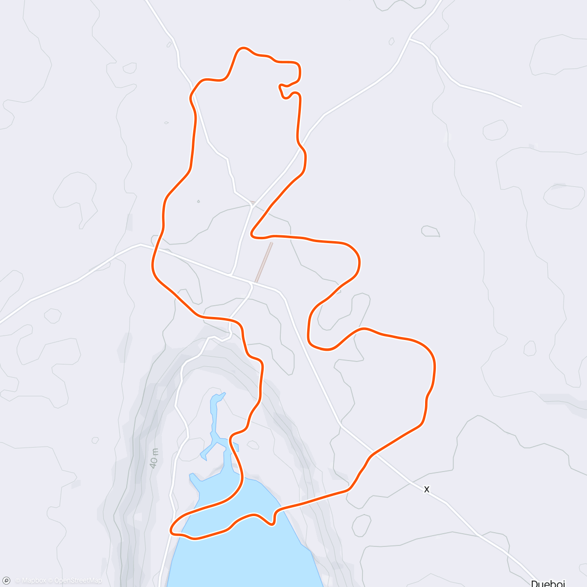 Map of the activity, Zwift - Race: 3R Racing (D) on Electric Loop in Makuri Islands