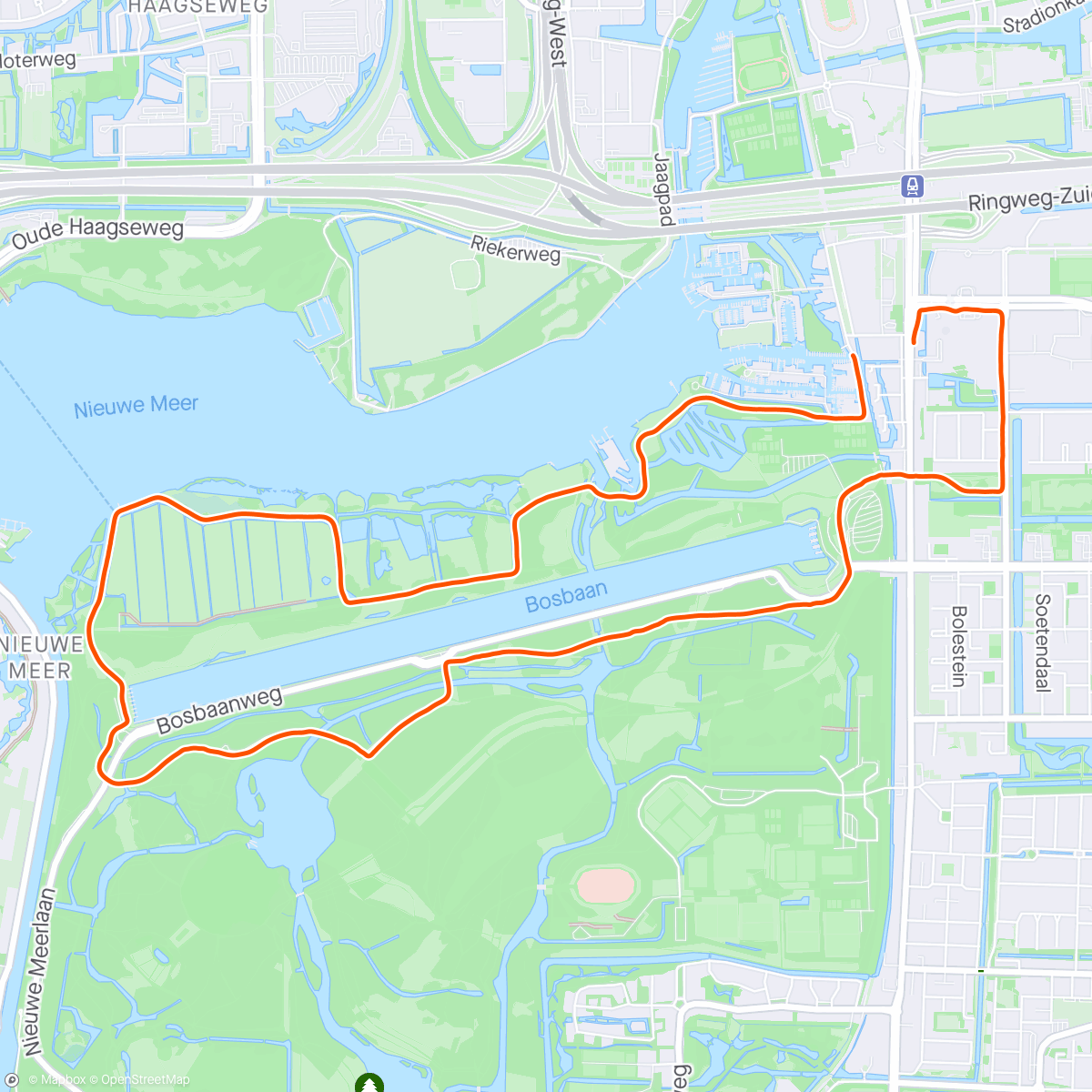 Map of the activity, Intervals and such ☀️ 🏃‍♂️