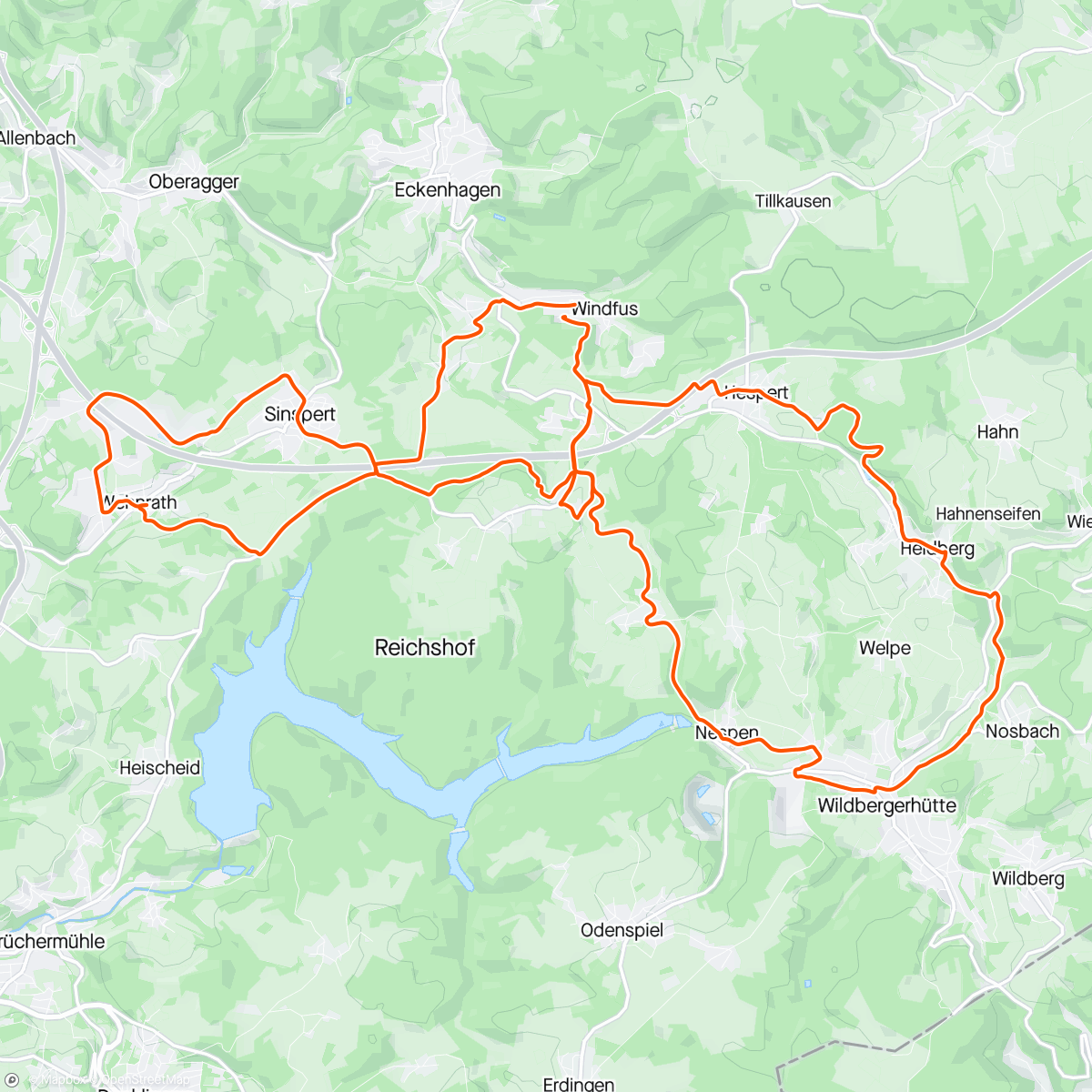 Map of the activity, Freitagsrunde mit Markus