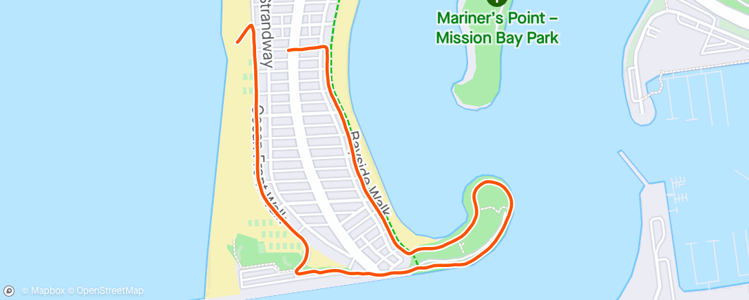 Map of the activity, Beach vacation