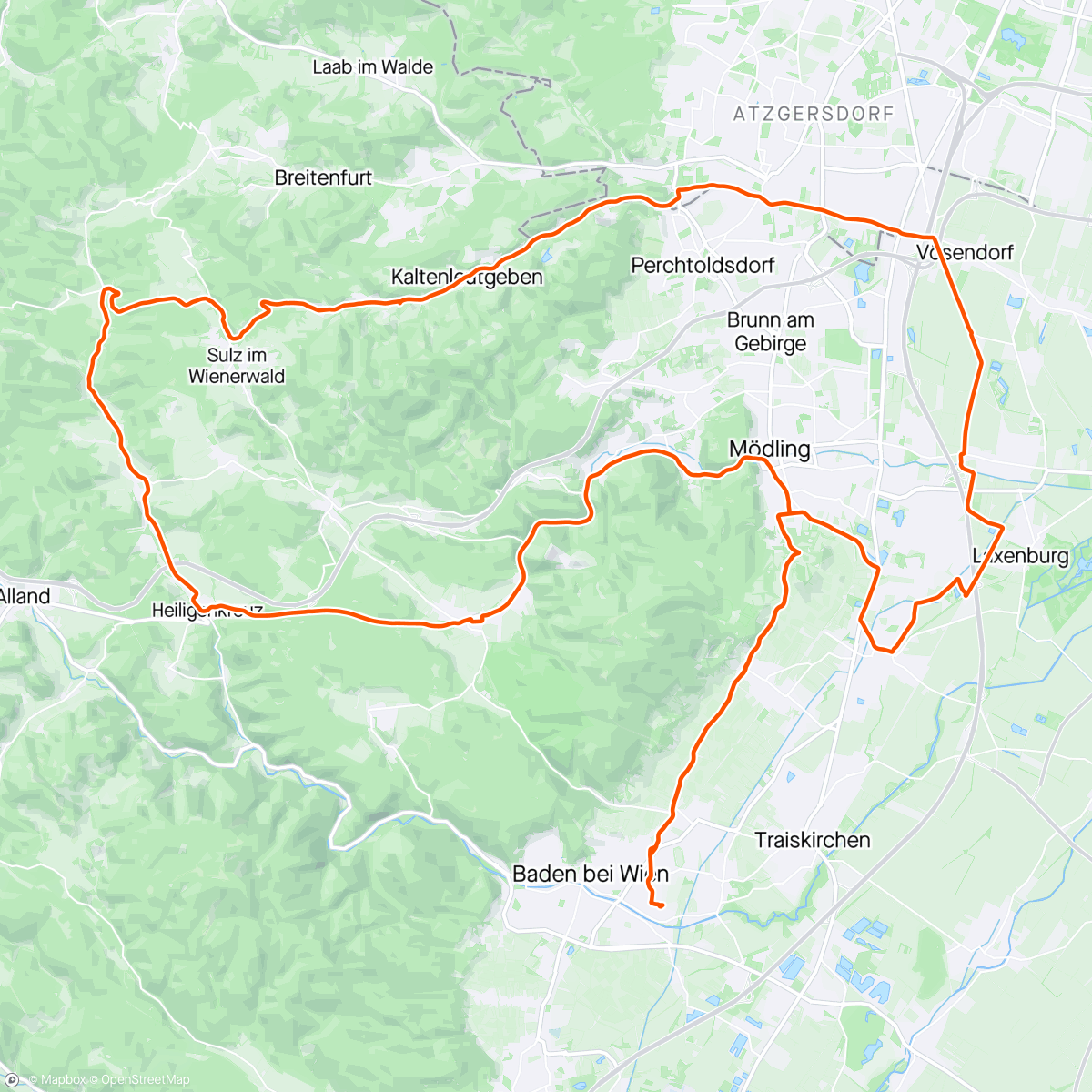 Map of the activity, Wöglerin