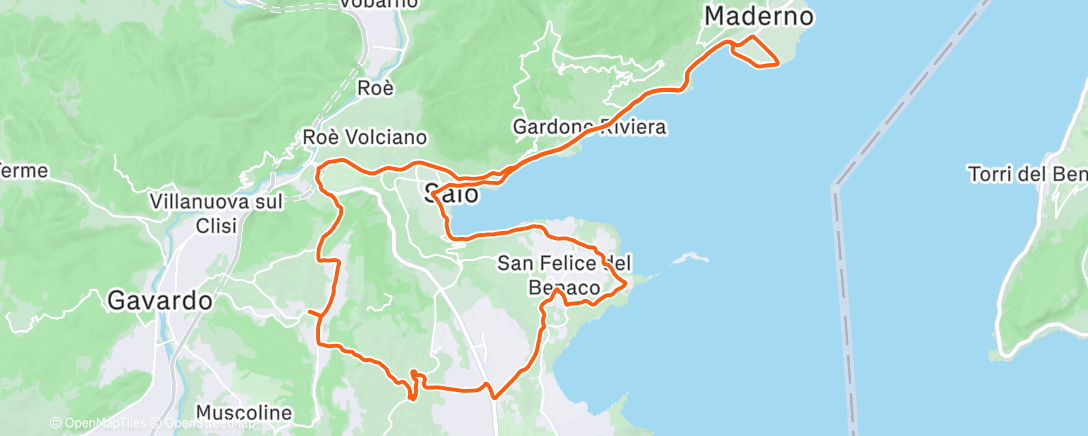 Peta aktivitas, Pedalata dell'ora di pranzo