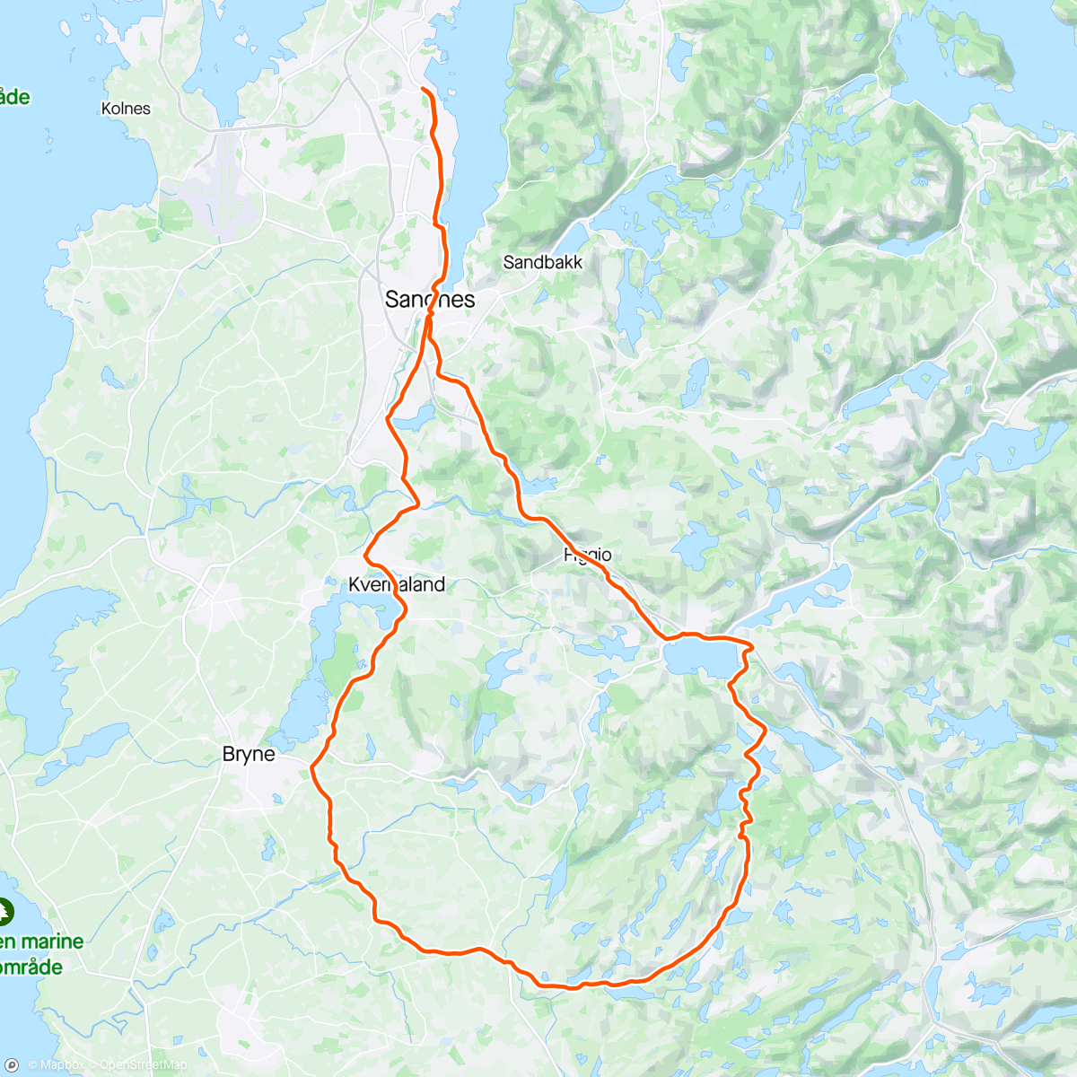 Mapa da atividade, Sikvaland ❤️
