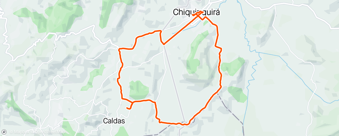 Map of the activity, Córdoba - Sucre Oriental - Caldas - Nariño - Chiquinquirá.