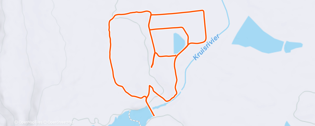 Map of the activity, Morning Mountain Bike Ride