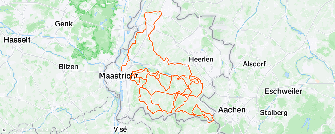Map of the activity, P3 in my first Amstel 🥉