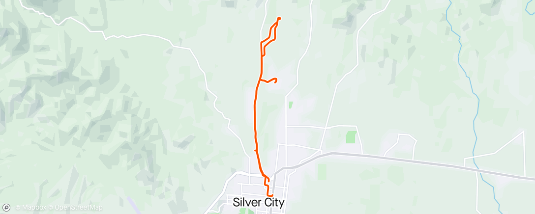 Map of the activity, Easy riding